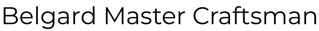 Belgard master craftsman badge